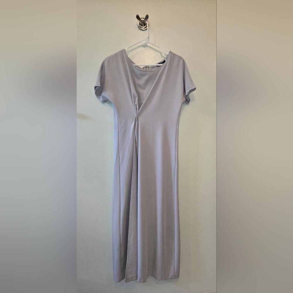 Chic Asymmetrical Lavender Dress